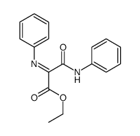 ethyl 3-anilino-3-oxo-2-phenyliminopropanoate Structure