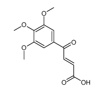 4-oxo-4-(3,4,5-trimethoxyphenyl)-2-butenoic acid结构式