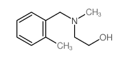 Ethanol,2-[methyl[(2-methylphenyl)methyl]amino]- Structure