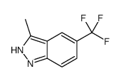 3-methyl-5-(trifluoromethyl)-1H-indazole结构式
