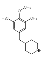 4-[(4-methoxy-3,5-dimethylphenyl)methyl]piperidine Structure