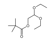 2,2-diethoxyethyl 2,2-dimethylpropanoate结构式