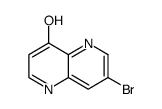 7-溴-1,5-萘啶-4-醇结构式