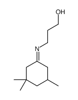 3-[(3,3,5-trimethylcyclohexylidene)amino]propan-1-ol Structure