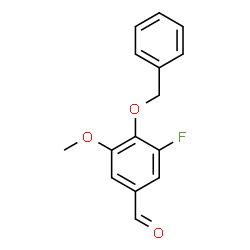 4-Benzyloxy-5-fluoro-3-methoxybenzaldehyde Structure