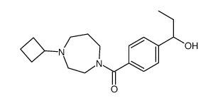 (4-cyclobutyl-[1,4]diazepan-1-yl)-[4-(1-hydroxy-propyl)-phenyl]-methanone Structure
