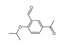 5-acetyl-2-isopropoxy-benzaldehyde结构式