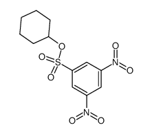 3,5-dinitro-benzenesulfonic acid cyclohexyl ester Structure