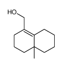 (4a-Methyl-2,3,4,4a,5,6,7,8-octahydro-naphthalen-1-yl)-methanol结构式