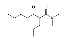 3-oxo-2-propyl-heptanoic acid dimethylamide结构式