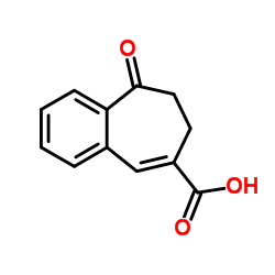 2.3-Benz-2.4-cycloheptadien-1-on-carbonsaeure-(5)结构式