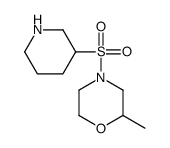 2-methyl-4-piperidin-3-ylsulfonylmorpholine结构式