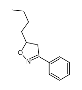 5-butyl-3-phenyl-4,5-dihydro-1,2-oxazole结构式