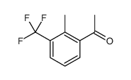 1-[2-methyl-3-(trifluoromethyl)phenyl]ethanone结构式