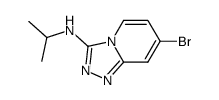 7-bromo-N-isopropyl-[1,2,4]triazolo[4,3-a]pyridin-3-amine Structure