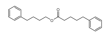 5-phenyl-valeric acid-(4-phenyl-butyl ester)结构式