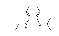 2-isopropylthio-N-allylaniline结构式