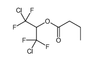 Butyric acid 2-chloro-1-(chlorodifluoromethyl)-2,2-difluoroethyl ester结构式