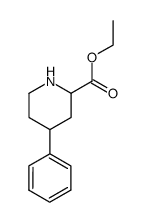 ethyl 4-phenyl-2-piperidinecarboxylate Structure