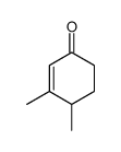 3,4-dimethylcyclohex-2-en-1-one Structure