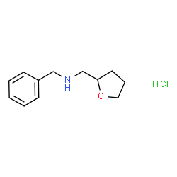 1-phenyl-N-(tetrahydro-2-furanylmethyl)methanamine hydrochloride Structure