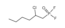 (2-chlorohexyl)phosphonic difluoride结构式