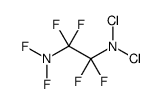 N,N-dichloro-N',N',1,1,2,2-hexafluoroethane-1,2-diamine Structure