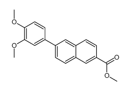 Methyl 6-(3,4-dimethoxyphenyl)-2-naphthoate结构式