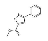 3-苯基异恶唑-5-羧酸甲酯结构式