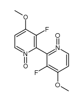 3,3'-Difluor-4,4'-dimethoxy-[2,2'-bipyridin]-1,1'-dioxid结构式