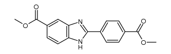 2-(4-methoxycarbonyl-phenyl)-1(3)H-benzimidazole-5-carboxylic acid methyl ester Structure