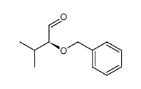 (S)-(+)-2-(benzyloxy)-3-methylbutanal结构式