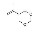 1,3-Dioxane, 5-(1-methylethenyl)- Structure