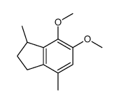 6,7-dimethoxy-1,4-dimethyl-2,3-dihydro-1H-indene Structure