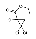 ethyl 1,2,2-trichlorocyclopropane-1-carboxylate结构式