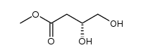 Butanoic acid, 3,4-dihydroxy-, methyl ester, (3R)- Structure