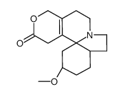 14,17-Dihydro-3-methoxy-16(15H)-oxaerythrinan-15-one (3beta)- Structure