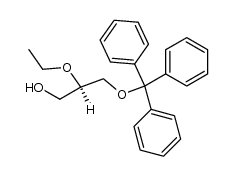 2-ethyl-3-(triphenylmethyl)-sn--glycerol结构式