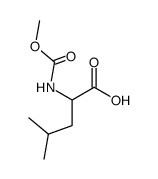 methoxycarbonyl-dl-leucine Structure
