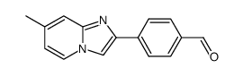 4-(7-methylimidazo[1,2-a]pyridin-2-yl)benzaldehyde Structure