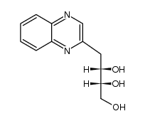 [(2'S,3'R)-2-(2',3',4',-trihydroxybutyl)quinoxaline] Structure