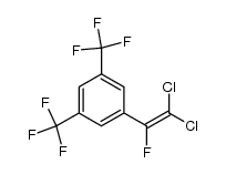 1-(2,2-dichloro-1-fluorovinyl)-3,5-bis(trifluoromethyl)benzene Structure