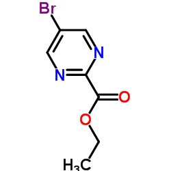 Ethyl 5-bromopyrimidine-2-carboxylate structure