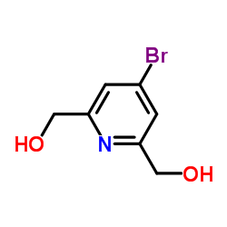 4-Bromopyridine-2,6-dimethanol Structure