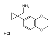 (1-(3,4-dimethoxyphenyl)cyclopropyl)methanamine hydrochloride picture