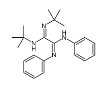 2-N,2-N'-ditert-butyl-1-N,1-N'-diphenylethanediimidamide结构式