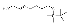 7-[tert-butyl(dimethyl)silyl]oxyhept-2-en-1-ol结构式