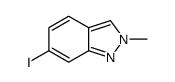 6-IODO-2-METHYL-2H-INDAZOLE Structure