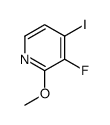 3-fluoro-4-iodo-2-methoxypyridine结构式