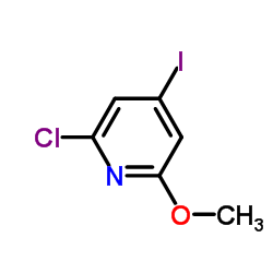 2-Chloro-4-iodo-6-methoxypyridine Structure